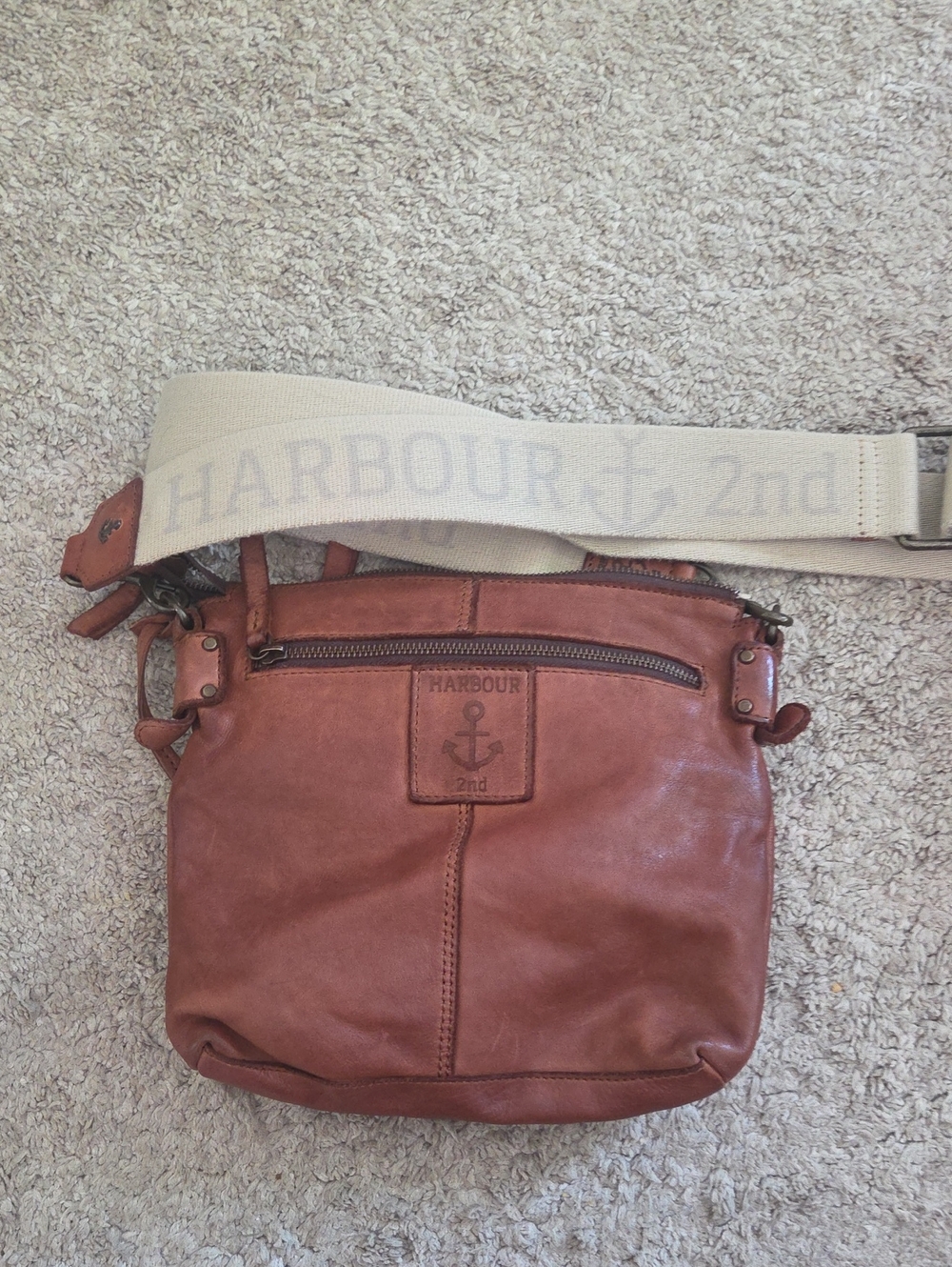 Harbour 2nd Isalie Auburn Leather Crossbody Bag